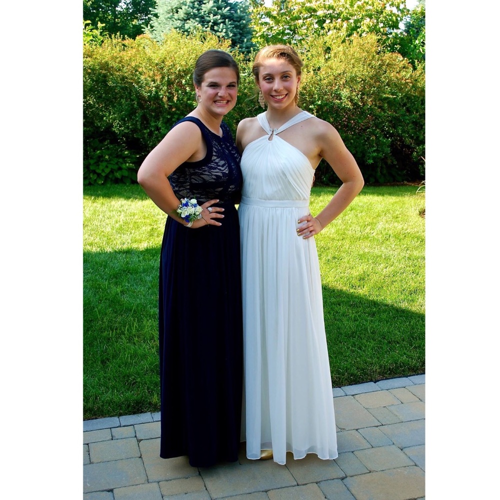 WHITE PROM DRESS